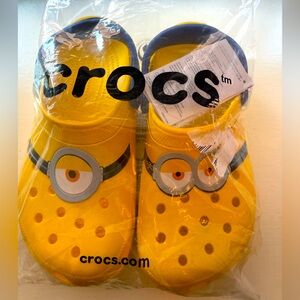 Crocs Fun Lab Classic I AM Minions Kids Clog, yellow Sz J3